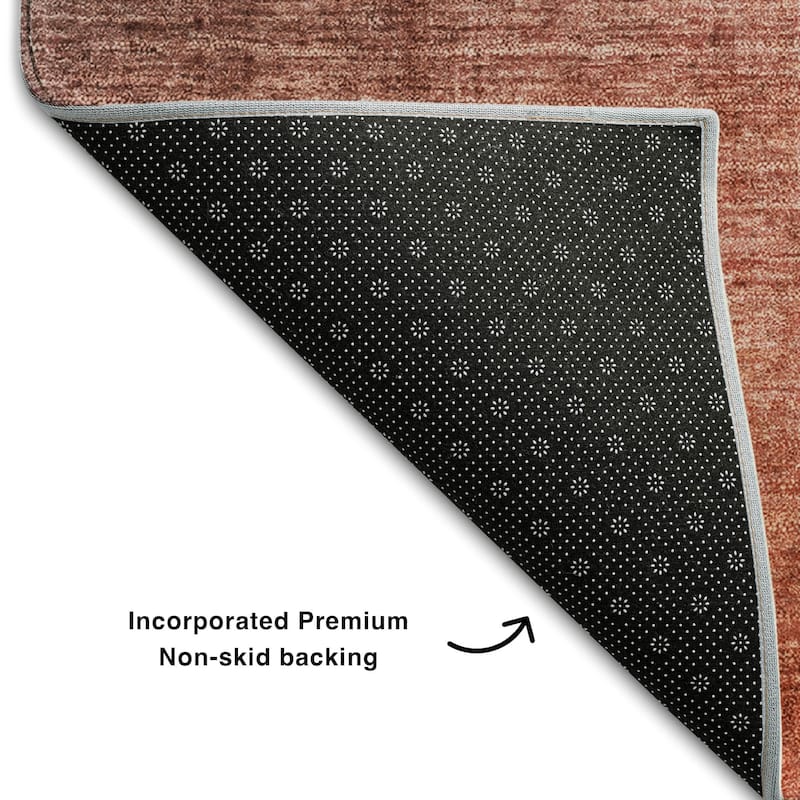Premium Washable Super Soft Ombre Solid Mayfield Rug