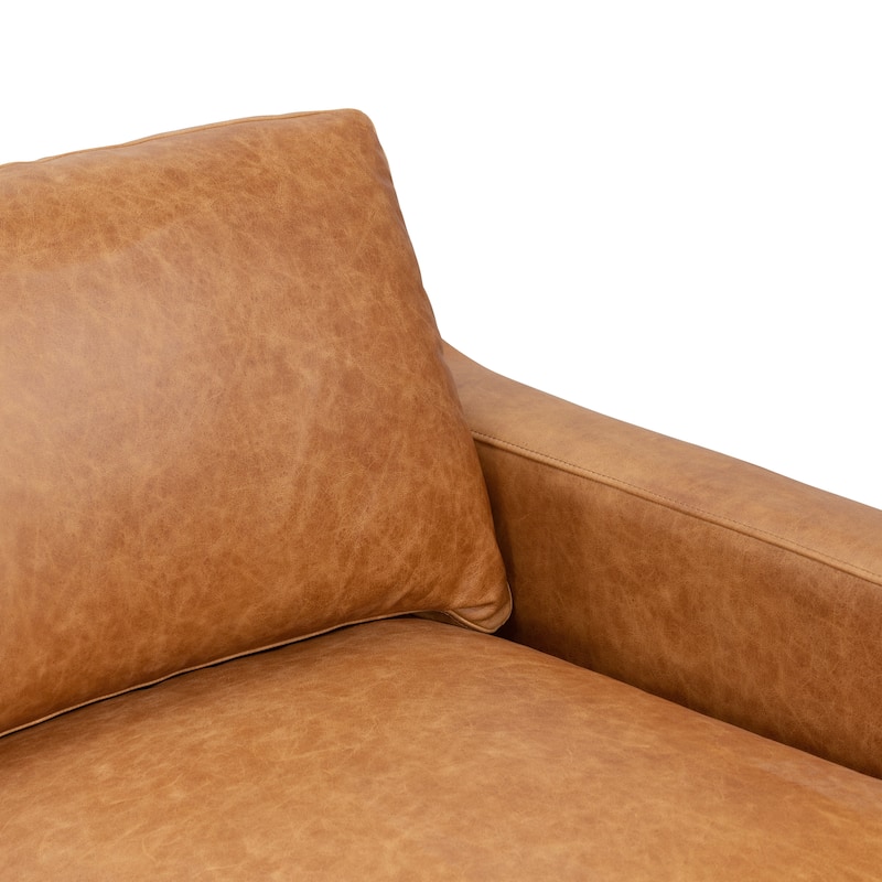 Poly & Bark Sorrento Sofa - Full Grain Genuine Italian Leather