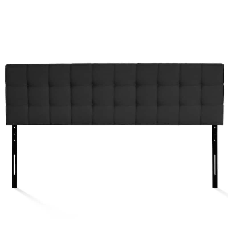 Carbon Loft Dashwood Tufted Black Headboard