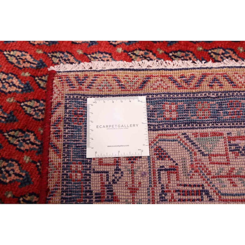 ECARPETGALLERY Hand-knotted Andelz Red Wool Rug - 6'3 x 9'9