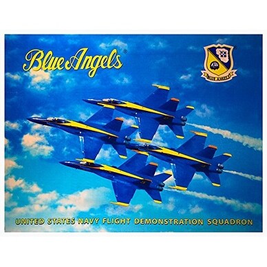 Blue Angels Licensed Diamond Formation Brazilian Velour Blanket Beach Towel 58 x 74 inches