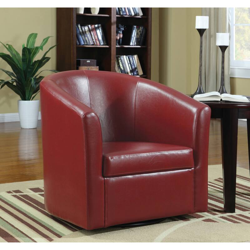 Turner Upholstered Barrel Back Swivel Chair