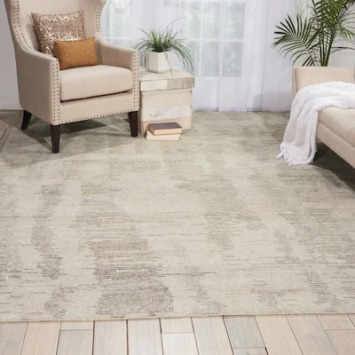 Nourison Ellora Contemporary Modern Abstract Linear Wool Area Rug