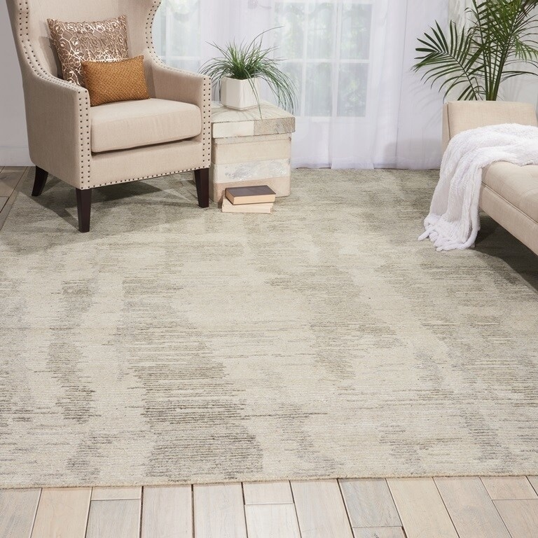 Nourison Ellora Contemporary Modern Abstract Linear Wool Area Rug
