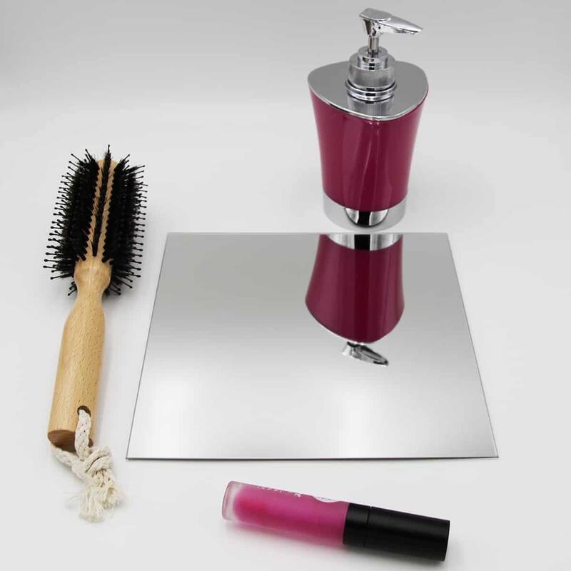 Small Decorative Wall Self Adhesive Shaped Mirrors - Set of 4