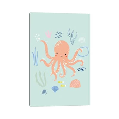 iCanvas "Under The Sea I" by Caroline Alfreds Canvas Print