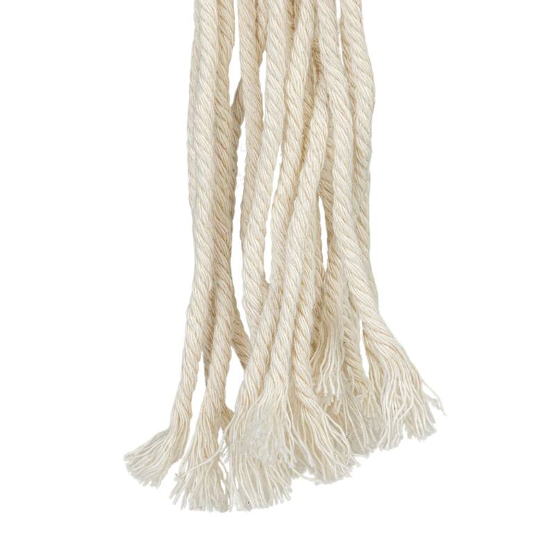 Cotton Macrame Plant Hanger - 2.0"L x 2.0"W x 57.0"H
