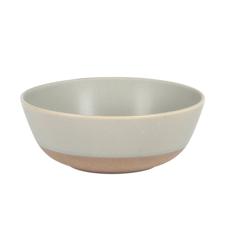 Gibson Elite Laguna Bliss 16 Piece Stoneware Reactive Glaze (Service for 4) Ceramic Plates and Bowls Dinnerware Set