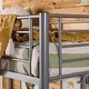 preview thumbnail 4 of 11, Walker Edison Abner Twin Metal Loft Bed with Desk - Silver