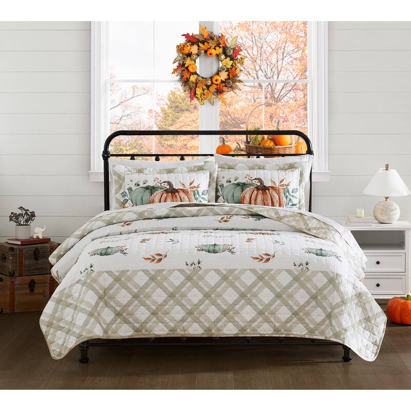 Avanti Linens Grateful Patch Twin Quilt Set