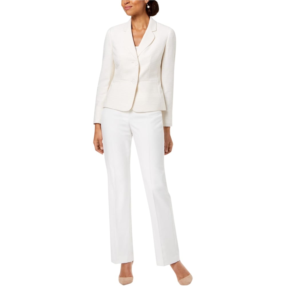black and white suit ladies