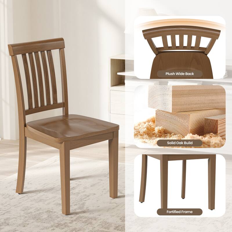 RENEWLINE Set of 2 Spindle High-Back Dining Chairs， Elegant and Comfortable Seating for Dining Rooms