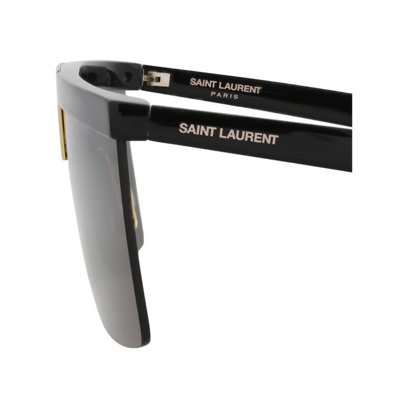 Saint Laurent Shield-Frame Acetate Sunglasses