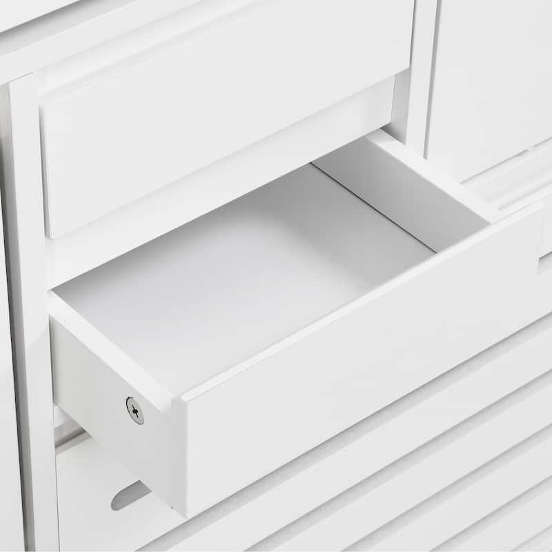 Shoe Storage Cabinet with Wall Cabinet, Breathable Flip Drawer Shoe Rack, Space-Saving Shoe Organizer Cabinet for Entryway