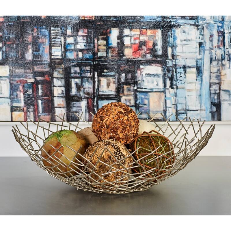 Metal Bowl 13-inch, 16-inch (Set of 2) - S/2 13", 16"W