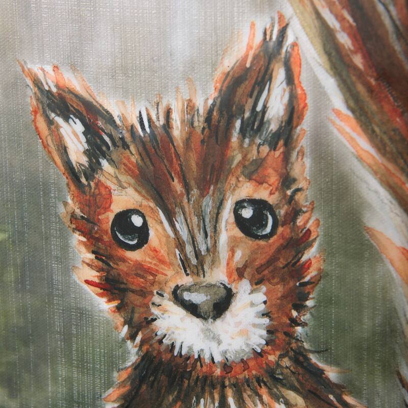 Forest Squirrel (30 x 45) Canvas Art Print