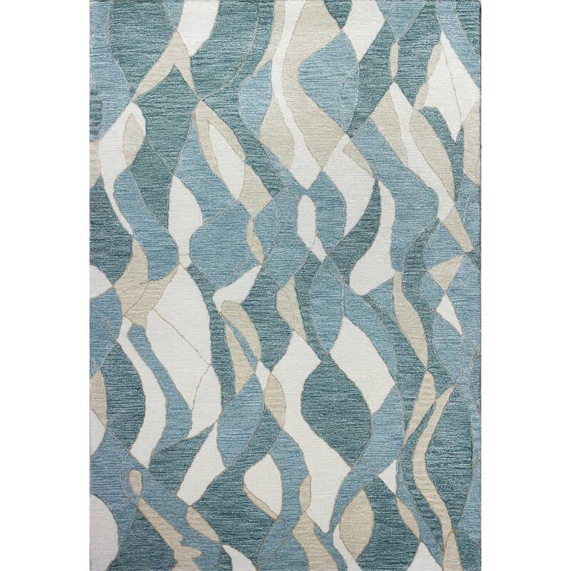 Bashian Major Contemporary Hand Tufted Area Rug - 7'9" x 9'9"