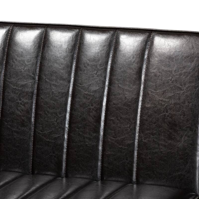 Daymond Mid-Century Upholstered and Walnut 4-PC Dining Nook Set