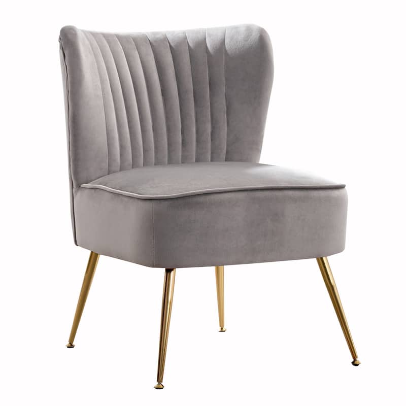 Haven Contemporary Velvet Upholstered Accent Chair