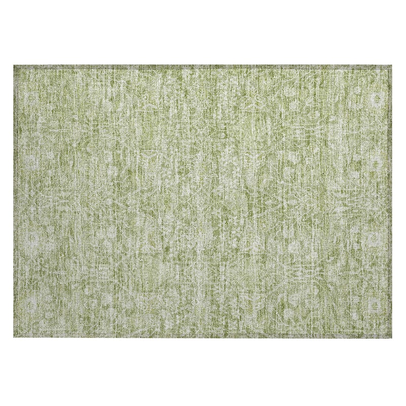 Machine Washable Indoor/ Outdoor Vintage Boho Chantille Rug