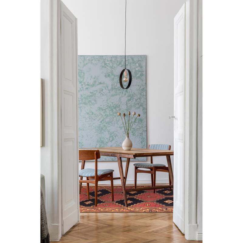 ECARPETGALLERY Hand-knotted Melis Vintage Red Wool Rug - 3'10 x 8'5