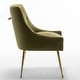 preview thumbnail 68 of 106, SEYNAR Modern Dining Chairs Set of 6, Velvet Accent Chair Tufted Back Armless Chair with Back Pull
