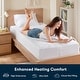 preview thumbnail 8 of 18, Serta Microfiber Zoned Control Heated Mattress Pad with 10 Heating Levels
