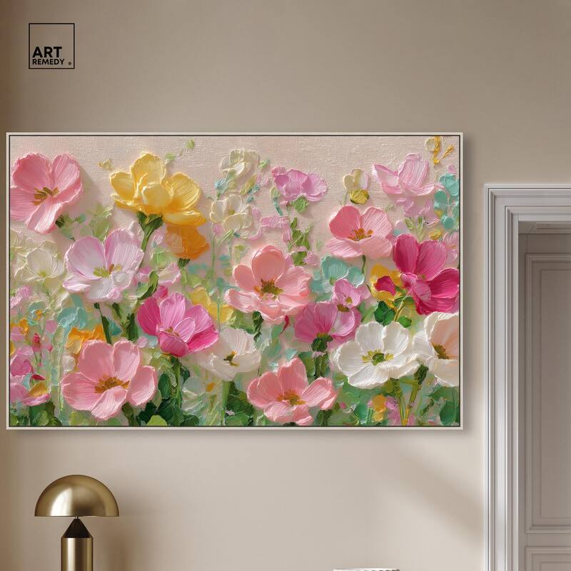 Expressed in Petals I Canvas by Art Remedy