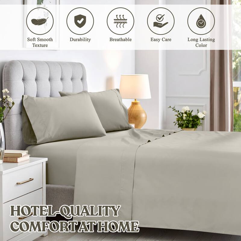 Superior 600 Thread Count Cotton Blend Sheet Set
