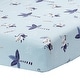 preview thumbnail 1 of 3, Lambs & Ivy Jungle Party 100% Cotton Monkey/Palm Tree Fitted Crib Sheet