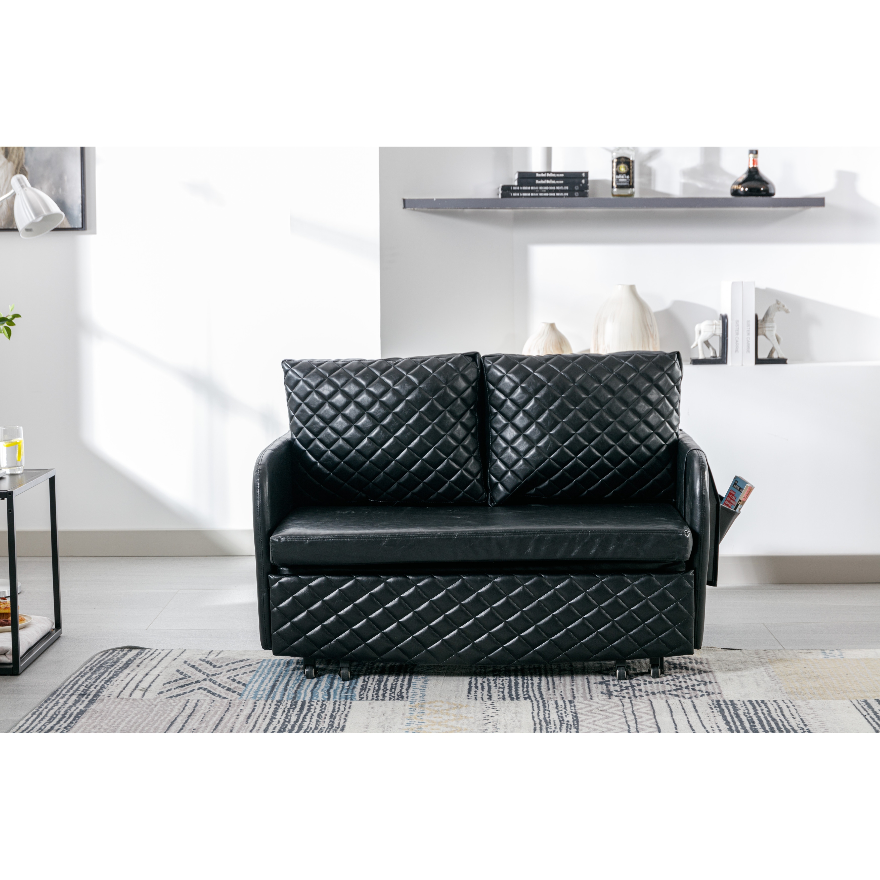 Folding loveseat store bed