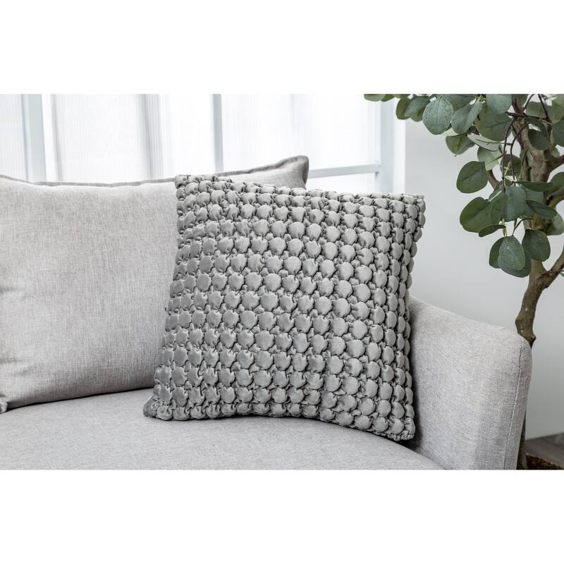 Thalasa Velvet Ruched Pillow