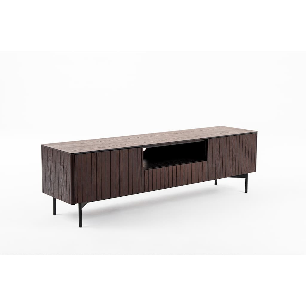 Modrest Calhoun Modern Smoked Ash TV Stand