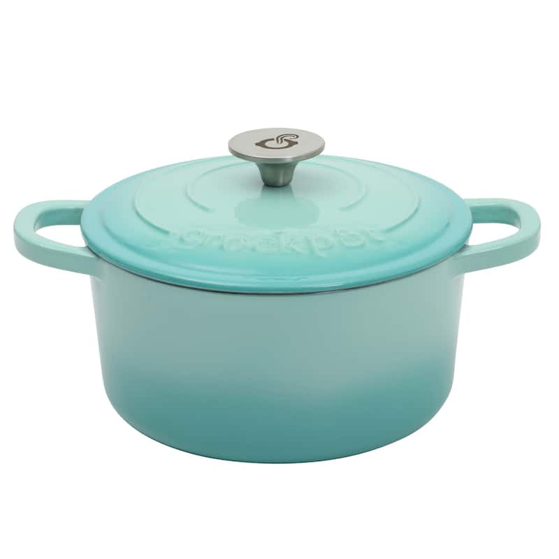 Crock Pot Artisan 3-Quart Dutch Oven - Aqua Blue