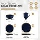 preview thumbnail 9 of 12, Aura 16pc Dinnerware Set with Gold Trim, Service for 4