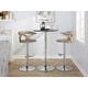 preview thumbnail 64 of 141, Carson Carrington Viby Adjustable Bar Stool with Rounded T Footrest (Set of 2)