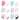 Luvable Friends Baby Girl Newborn and Baby Terry Socks, Mint Pink Mary Janes 12-Pack