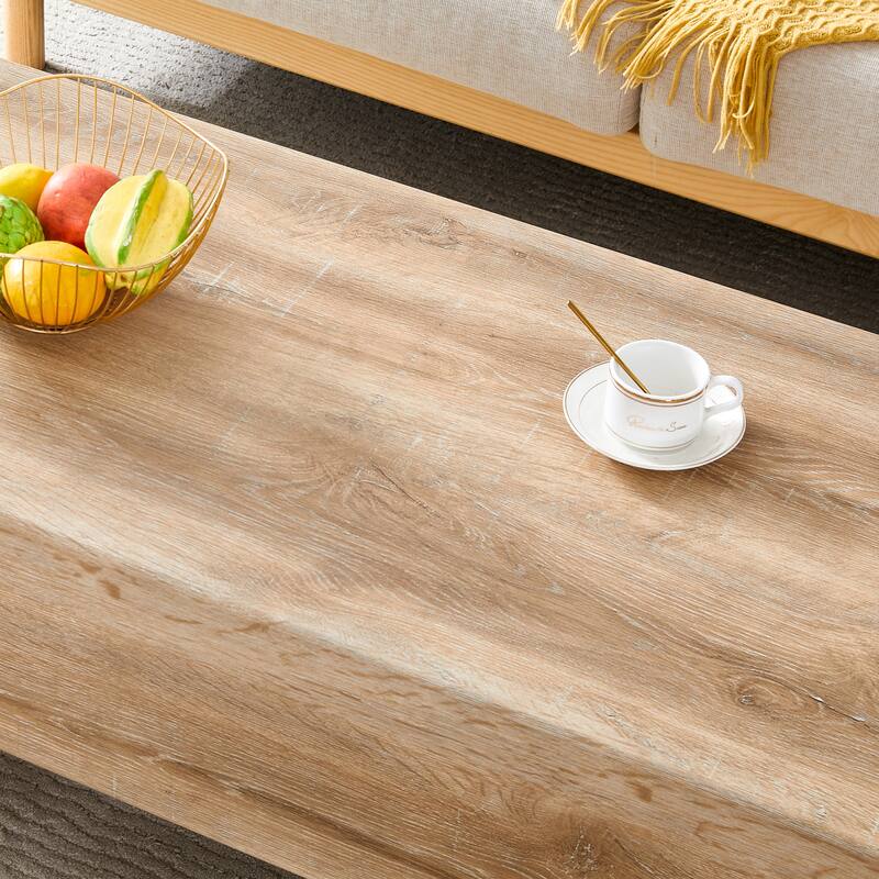 Modern Simple Texture Sticker MDF Coffee Table