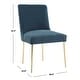 preview thumbnail 50 of 124, SAFAVIEH Couture Nolita Velvet Accent Chair - Mustard / Brass - 28"x23"x35.3" - 28" W x 23" D x 35" H