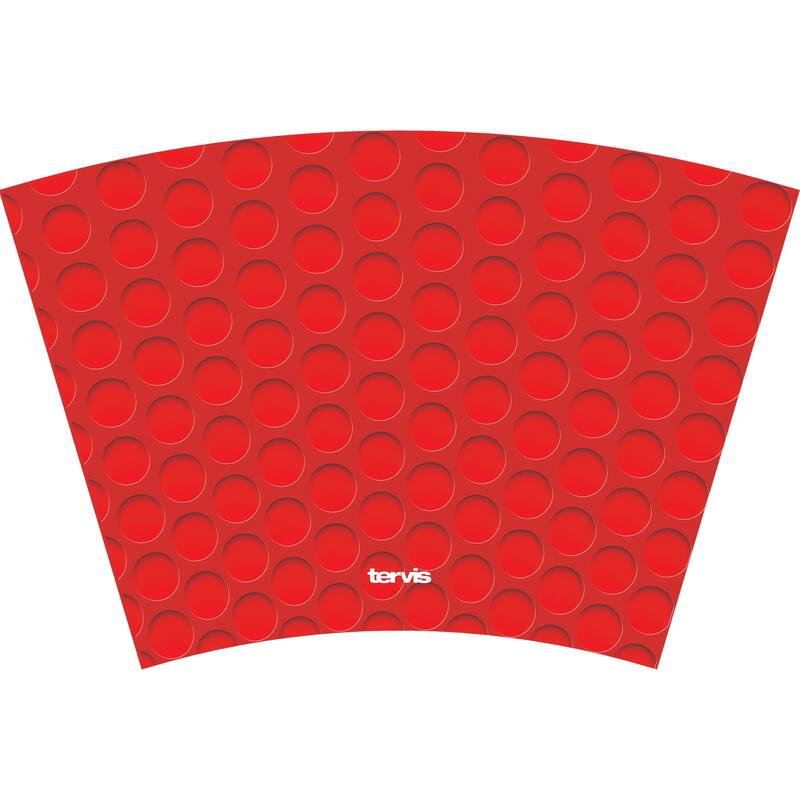 Tervis Golf Clubhouse Collection Hi-Viz Red Made in USA Double Walled Insulated Travel Tumbler, Classic