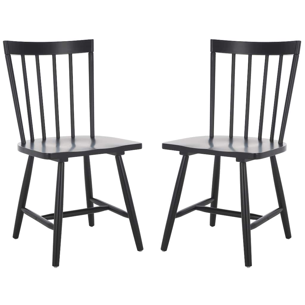 SAFAVIEH HOME Sani 35-inch Spindle Chair (Set of 2) - 17"W x 20"D x 35"H