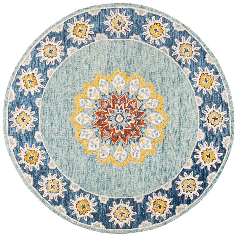 SAFAVIEH Handmade Blossom Umran & Contemporary Floral & Botanical