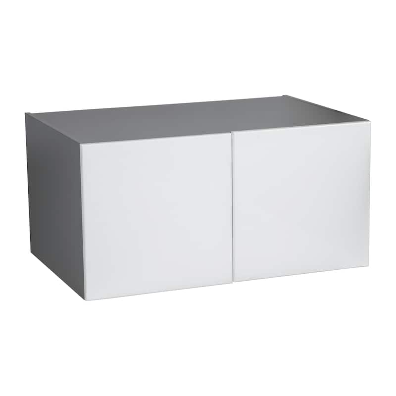 36" x 15" Wall Cabinet-Double Door-Grey - 36 x 15 x 12 - Off-White
