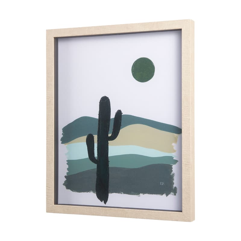 Green Desert II Framed Art Print