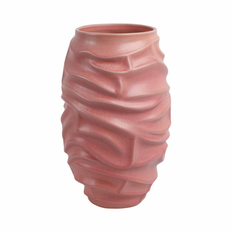 Porcelain Quinlan Classic Decorative Vase - Bean Red