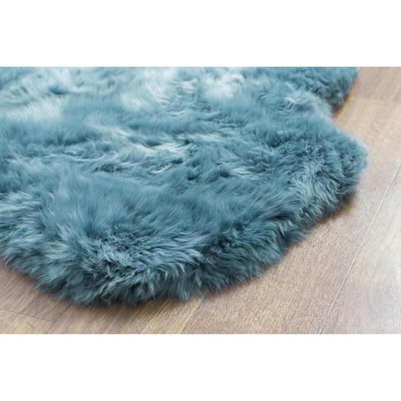Silver Orchid Nansen Genuine Soft Australian Sheepskin Rug