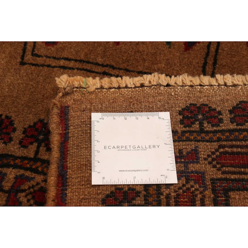 ECARPETGALLERY Hand-knotted Teimani Brown Wool Rug - 6'8 x 9'1