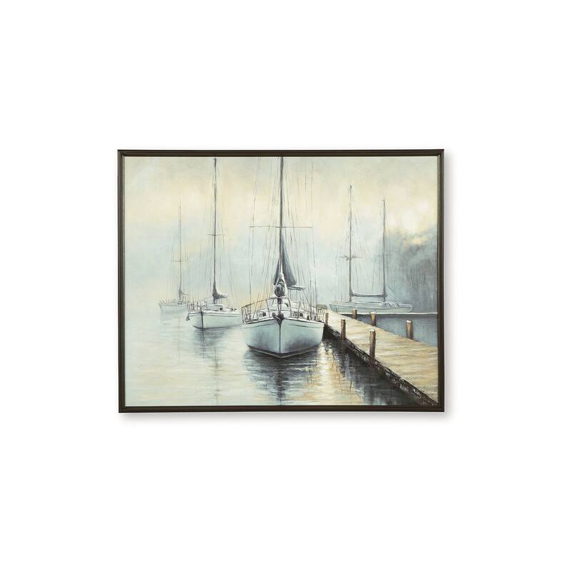 Signature Design by Ashley Worthney Blue/Beige Wall Art