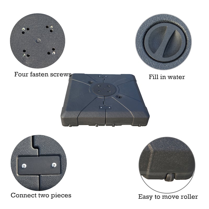 Kozyard Outdoor Large Umbrella Base/Stand (40"x40")
