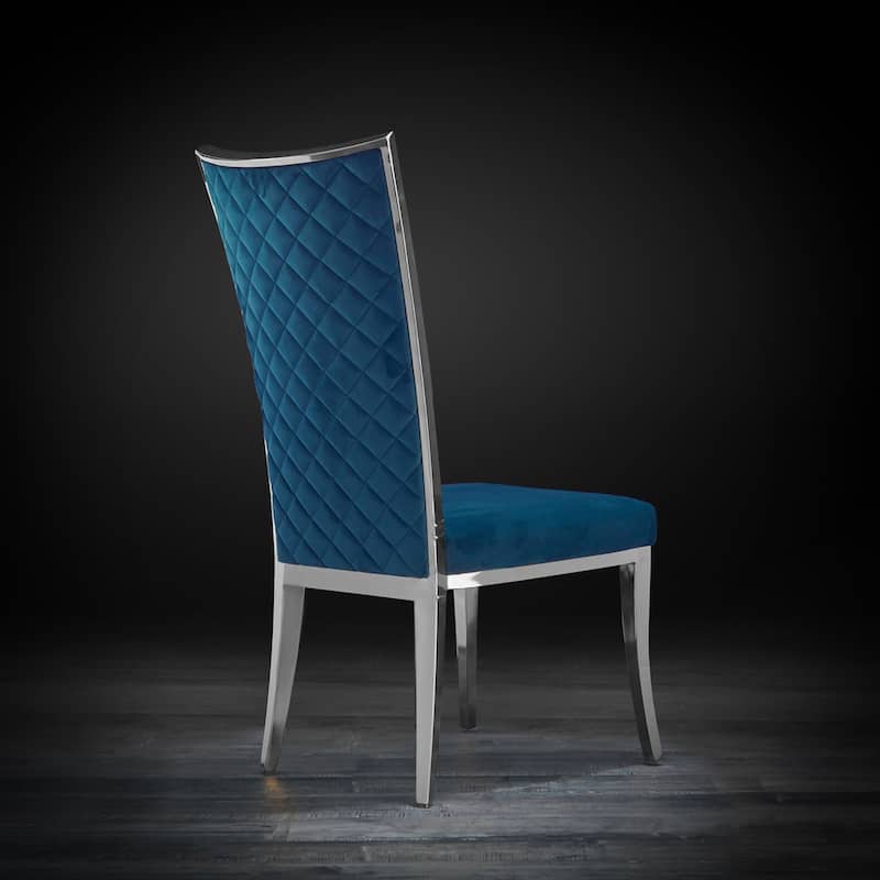 Massimo Silver Stainless Steel Dining Chair